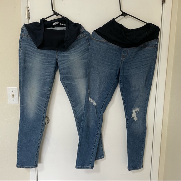 Bundle of maternity jeans - Picture 1 of 9